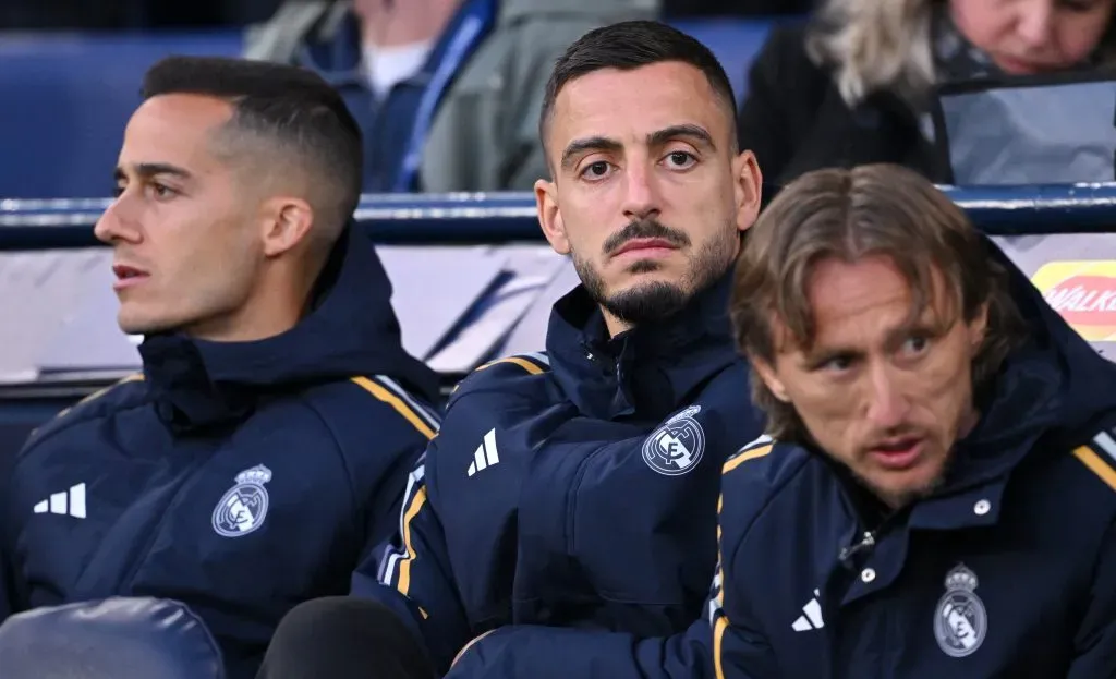 Joselu pode deixar Madrid. (Photo by Stu Forster/Getty Images)
