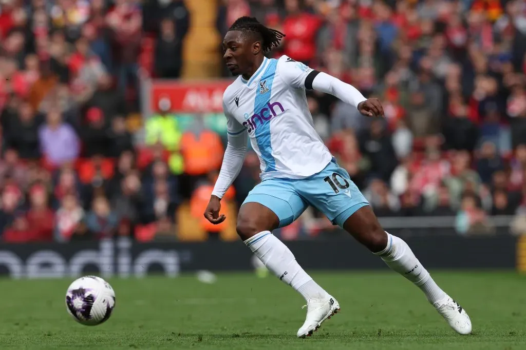 Eberechi Eze of Crystal Palace  (Photo by Michael Steele/Getty Images)