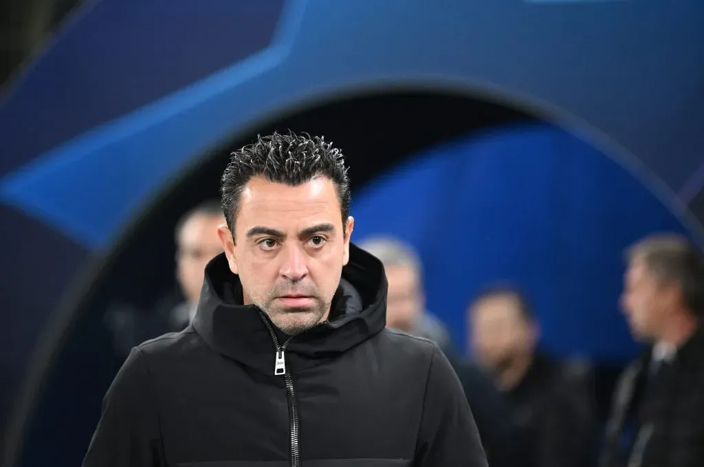 Xavi Hernandez, head coach of  Barcelona . (Photo by Stuart Franklin/Getty Images)