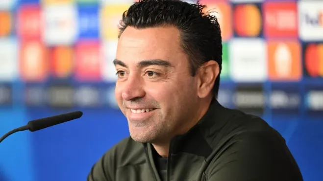 Xavi no Barcelona . (Photo by Stuart Franklin/Getty Images)