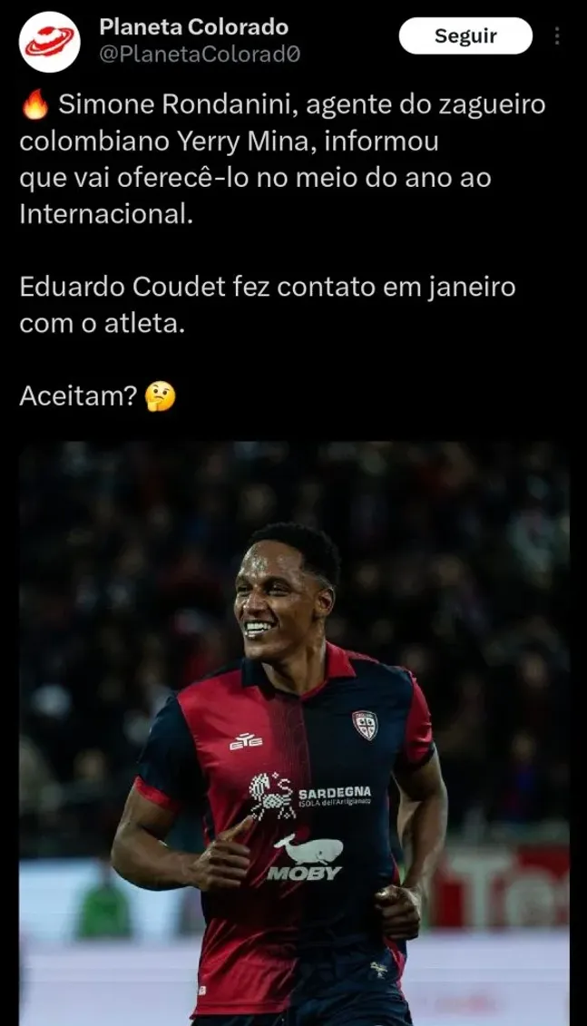 Repercussão via Twitter