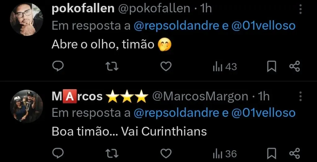 Repercussão via Twitter