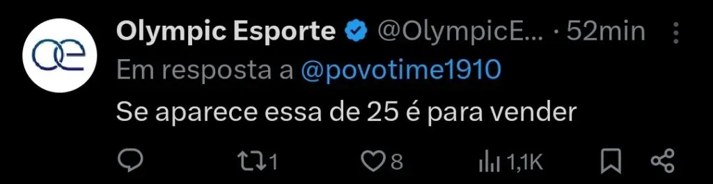 Repercussão via Twitter