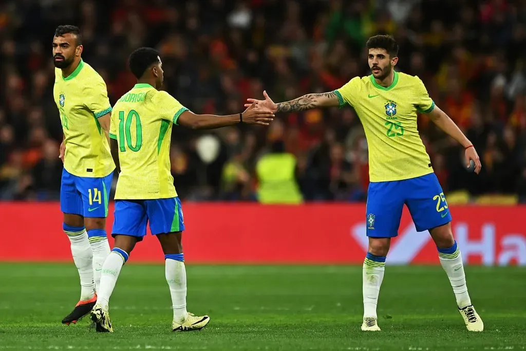 Manchester United tem interesse e sabe quanto pagar por carrasco de Beraldo. (Photo by Denis Doyle/Getty Images)