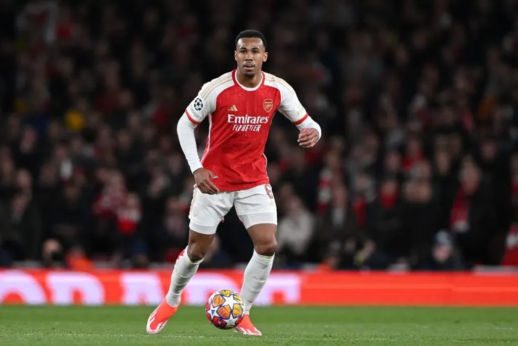 Gabriel of Arsenal . (Photo by Mike Hewitt/Getty Images) (Photo by Mike Hewitt/Getty Images)