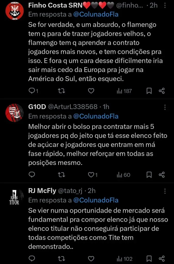 Repercussão via Twitter