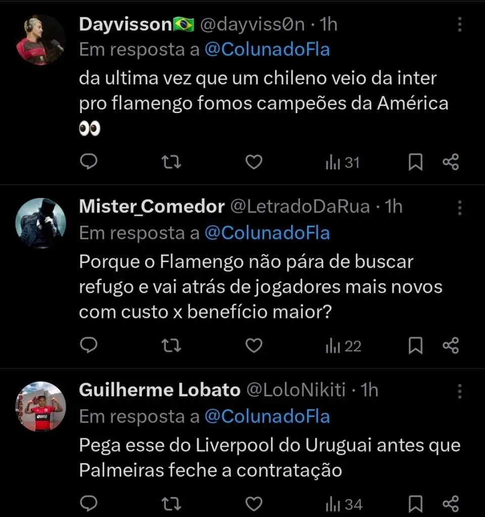 Repercussão via Twitter
