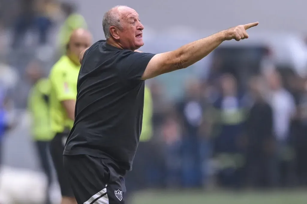 Felipão em ação pelo Galo. (Photo by João Guilherme/Getty Images)