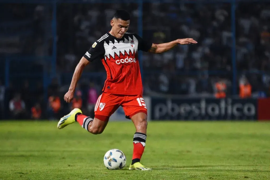 Marcelo Herrera em ação pelo River Plate. (Photo by Joaquín Camiletti/Getty Images)