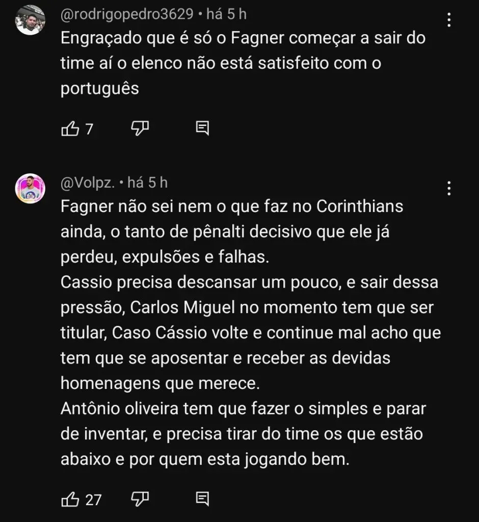 Repercussão via YouTube