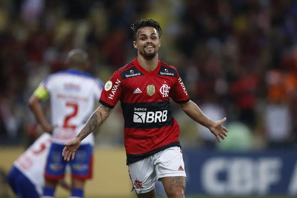 Atacante nos tempos de Flamengo (Photo by Wagner Meier/Getty Images)