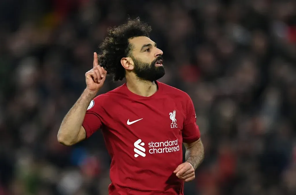 Mohamed Salah of Liverpool . (Photo by Michael Regan/Getty Images)
