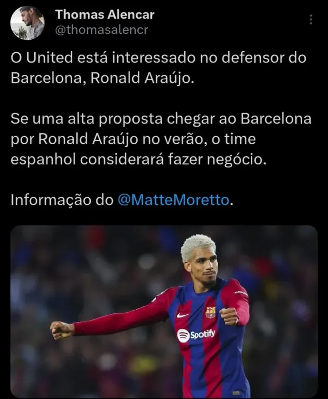 Repercussão via Twitter