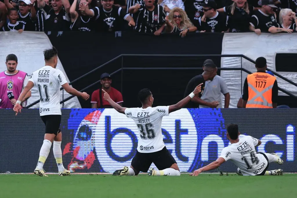 Wesley chegou a marca de quatro gols em 2024. Foto: Ettore Chiereguini/AGIF