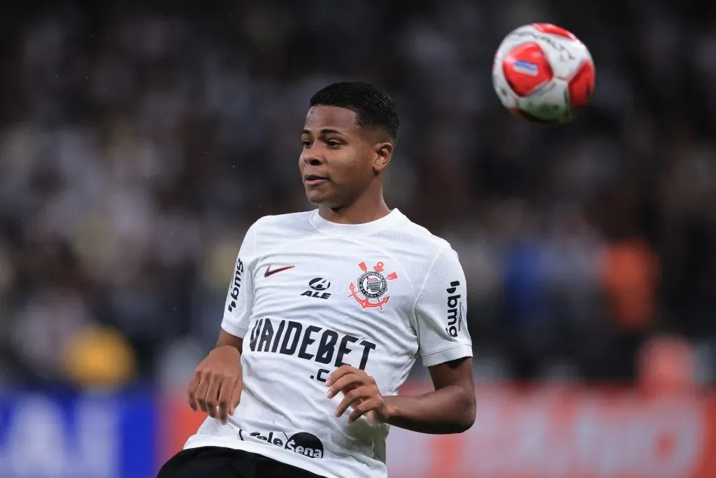 Wesley em campo pelo Timão. Foto: Ettore Chiereguini/AGIF