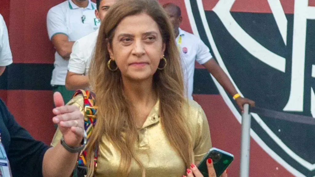 Leila Pereira, presidente do Palmeiras. Foto: Jhony Pinho/AGIF