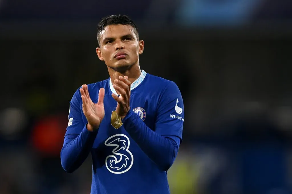 Thiago Silva of Chelsea. (Photo by Mike Hewitt/Getty Images)