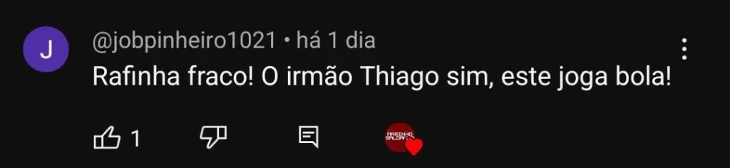 Repercussão via YouTube