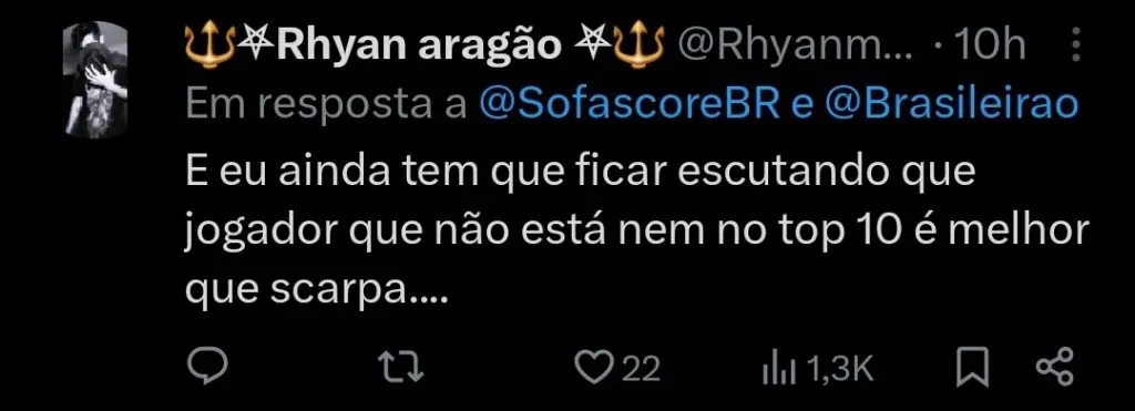 Repercussão via Twitter
