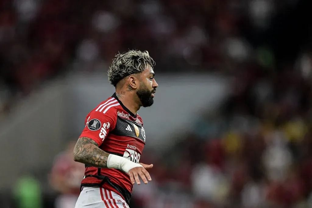 Gabigol em ação pelo Flamengo. Foto: Thiago Ribeiro/AGIF