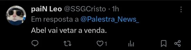 Repercussão via Twitter