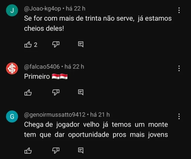 Repercussão via YouTube