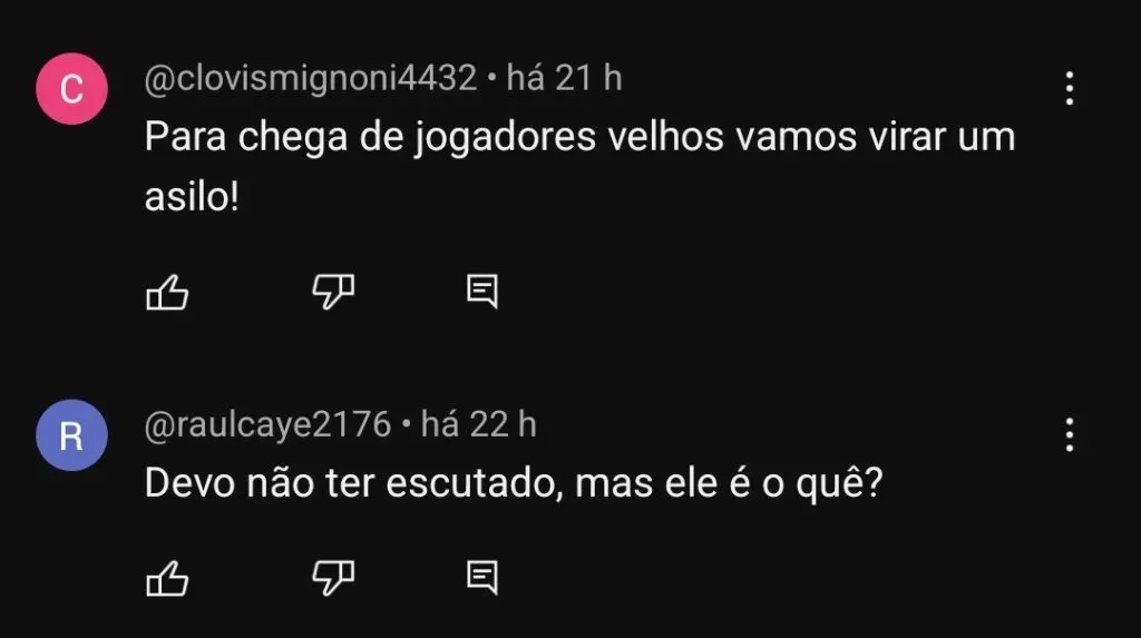 Repercussão via YouTube