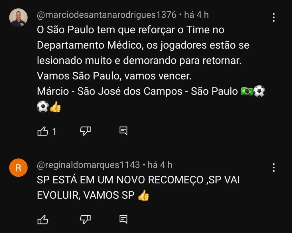 Repercussão via YouTube