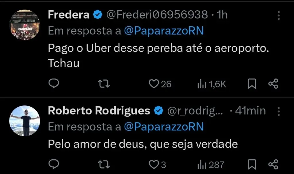 Repercussão via Twitter