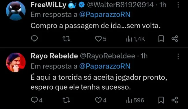 Repercussão via Twitter