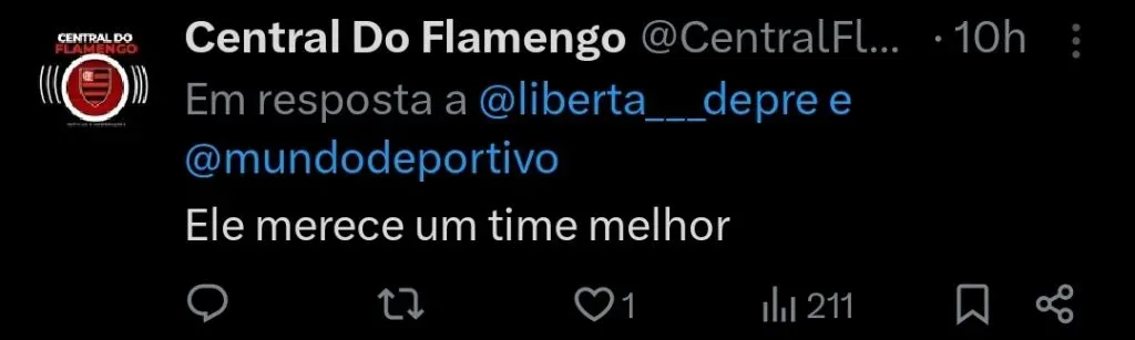 Repercussão via Twitter