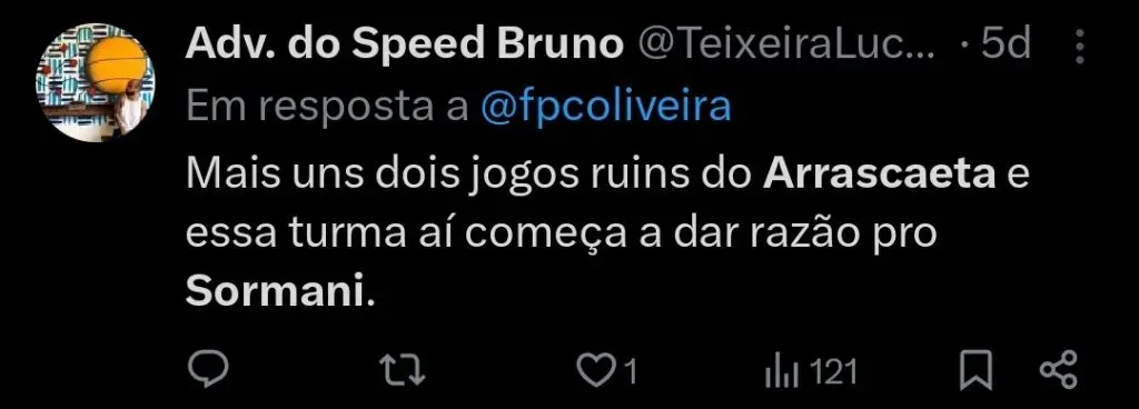 Repercussão via Twitter