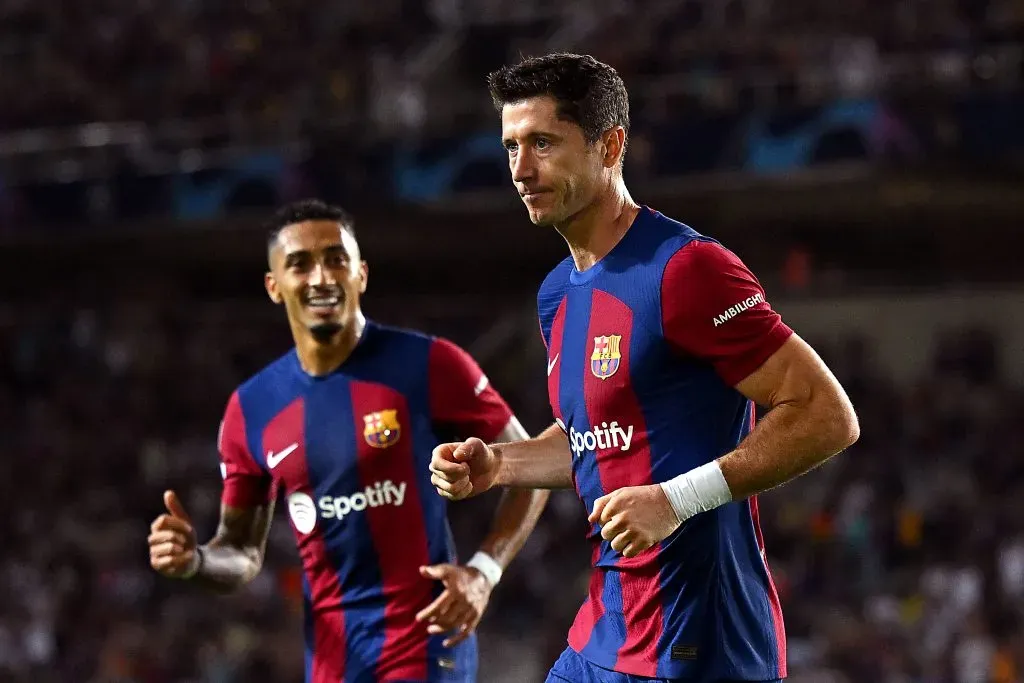 Robert Lewandowski of Barcelona (Photo by David Ramos/Getty Images)