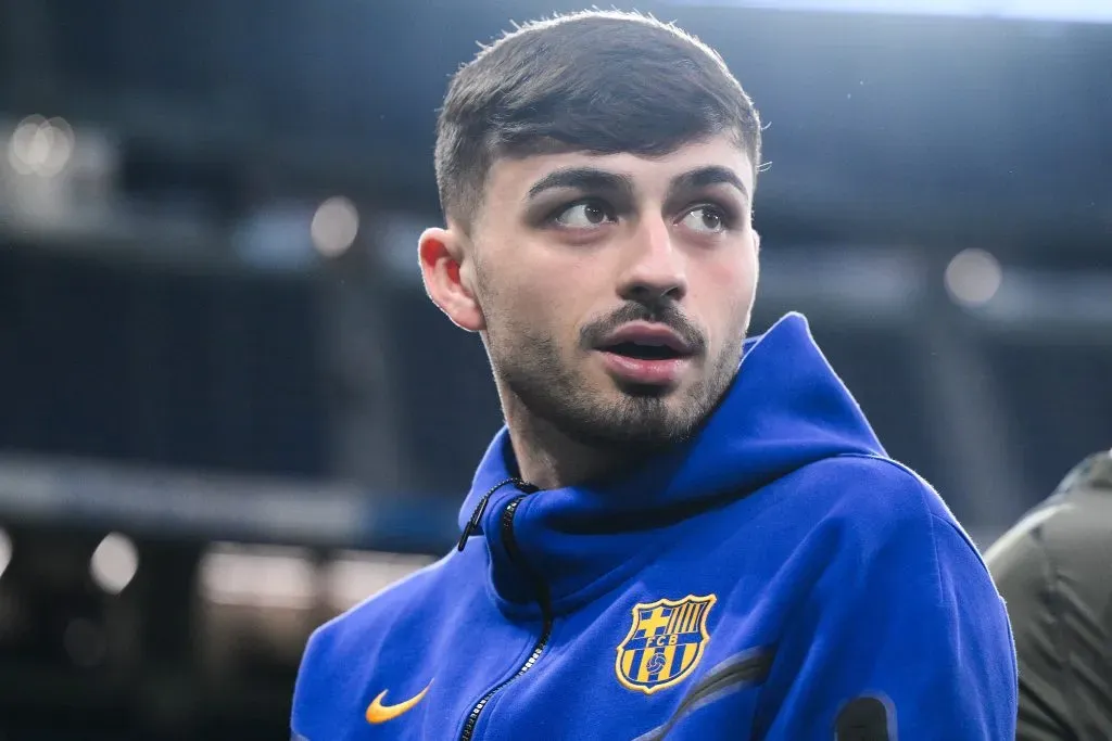 Pedri tem cláusula de 1 bi de euros. (Photo by David Ramos/Getty Images)