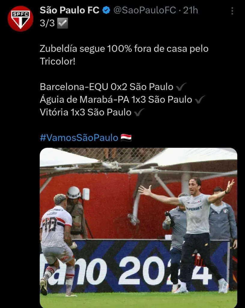 Repercussão via Twitter