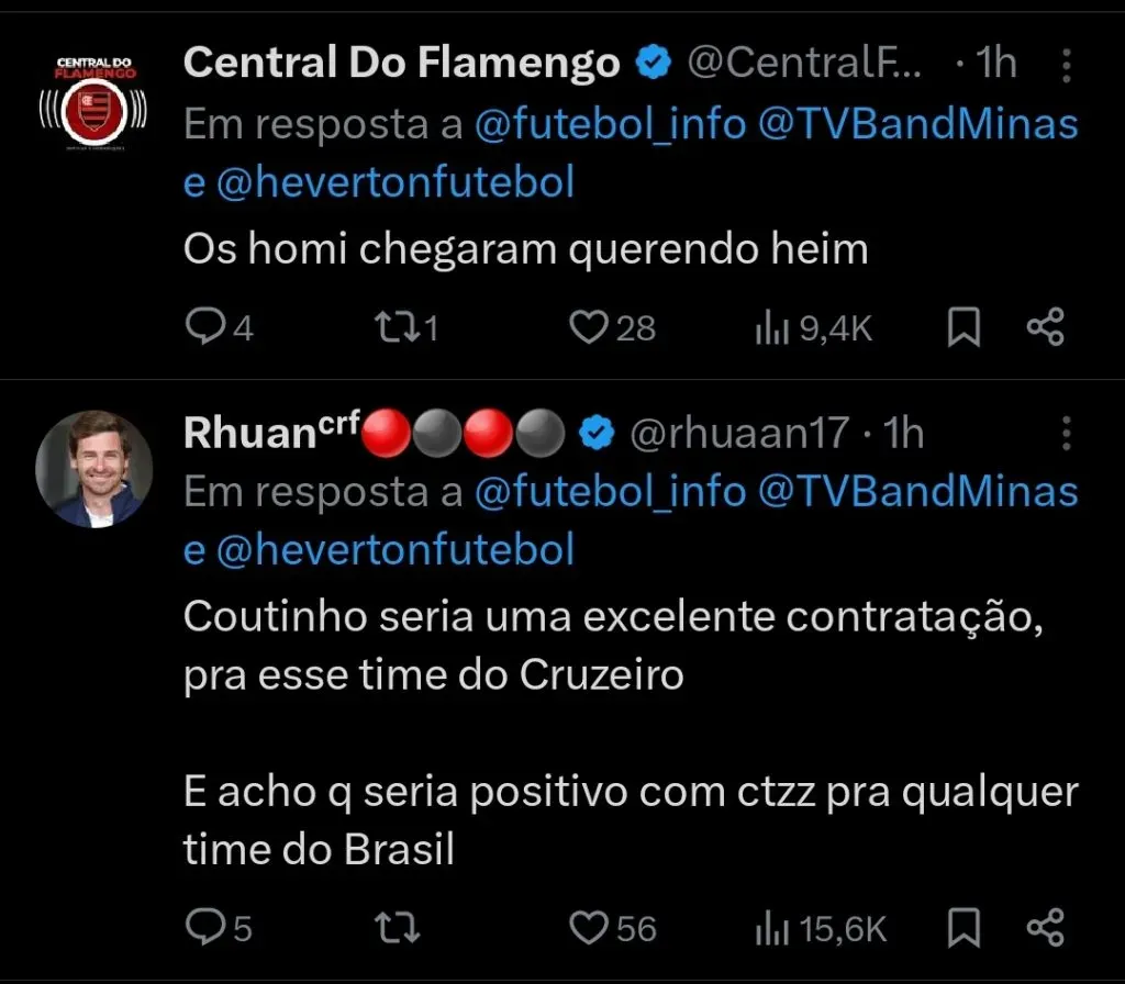Repercussão via Twitter