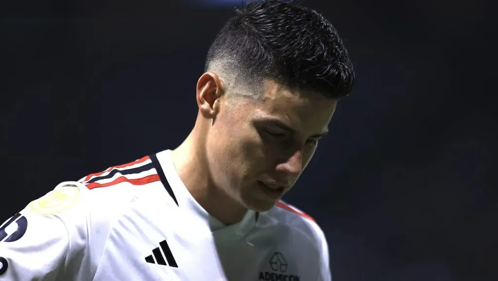 SP – SAO PAULO – 25/10/2023 – BRASILEIRO A 2023, PALMEIRAS X SAO PAULO – James Rodriguez jogador do Sao Paulo durante partida contra o Palmeiras no estadio Arena Allianz Parque pelo campeonato Brasileiro A 2023. Foto: Marcello Zambrana/AGIF