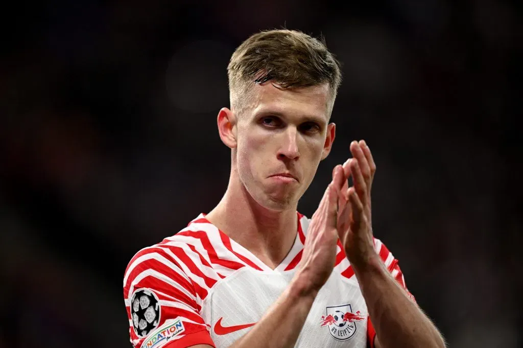Dani Olmo pelo RB Leipzig. (Photo by Stuart Franklin/Getty Images)