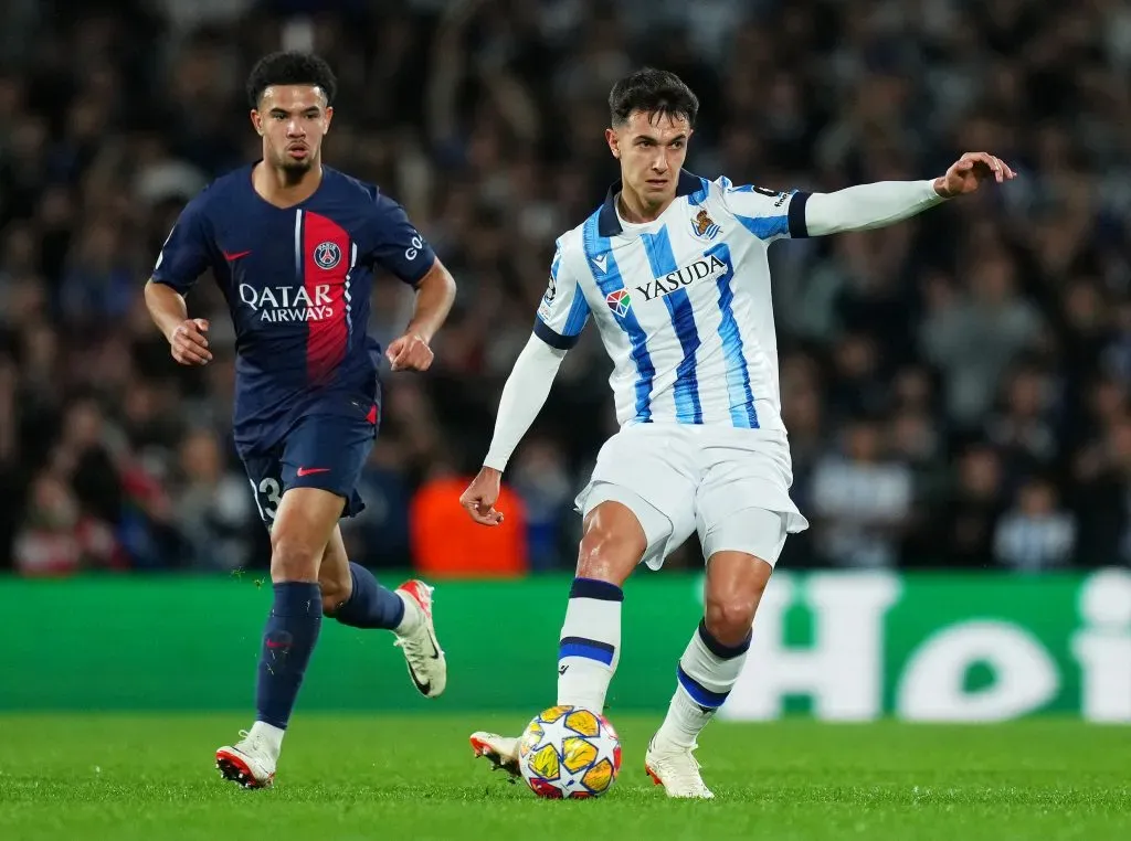 Volante é destaque na Real Sociedad (Foto: Alex Caparros/Getty Images)