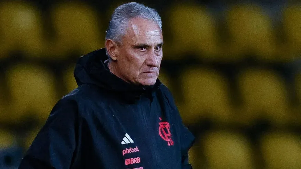 Tite está sendo muito criticado após derrota do Flamengo. Foto: PhotoSport/AGIF