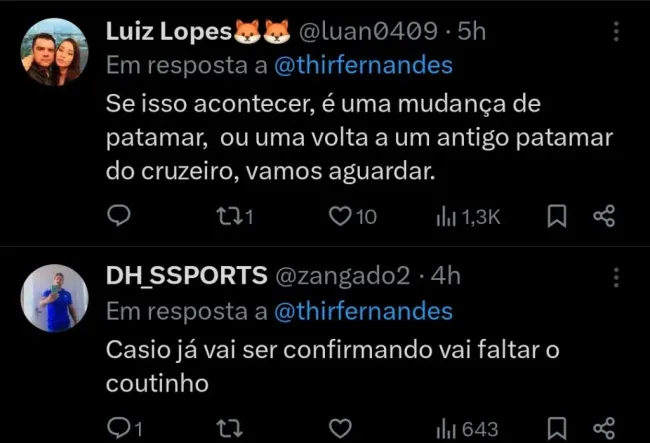 Repercussão via Twitter