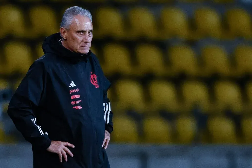 Tite tecnico do Flamengo . Foto: PhotoSport/AGIF