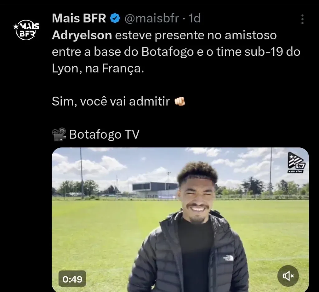Repercussão via Twitter