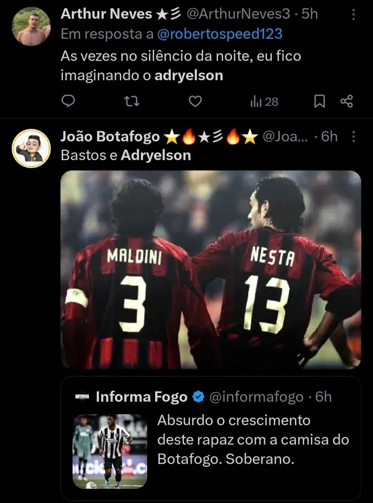 Repercussão via Twitter