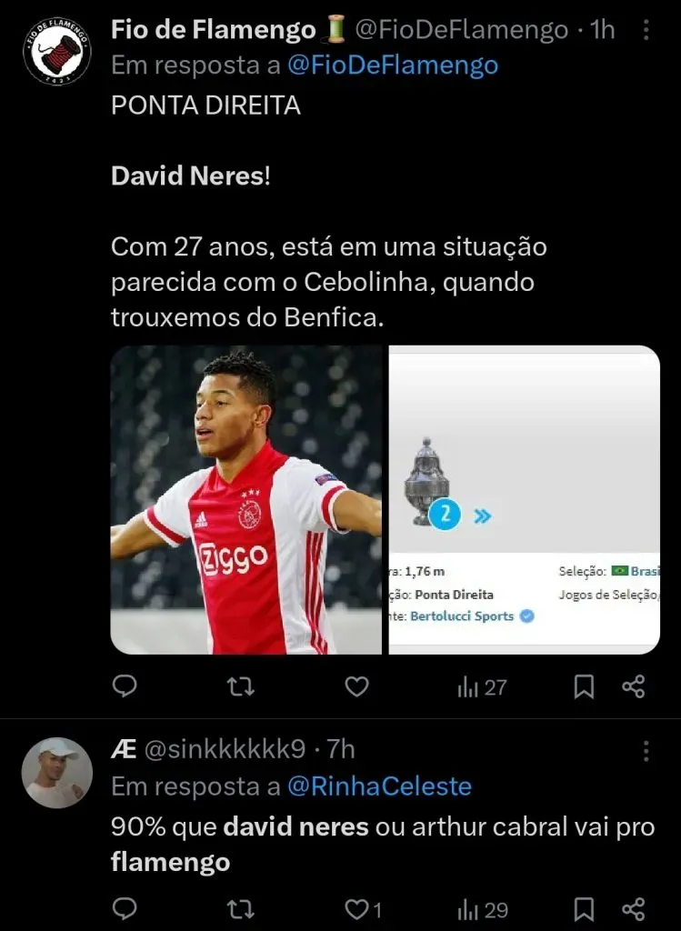 Repercussão via Twitter