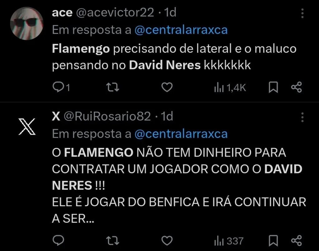 Repercussão via Twitter