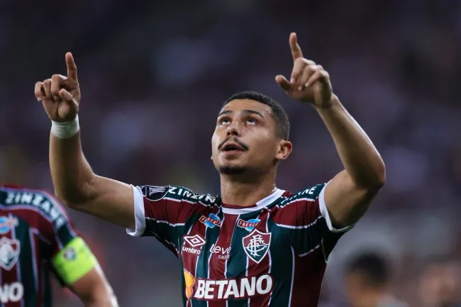 André celebrando gol pelo Fluminense. (Photo by Buda Mendes/Getty Images)