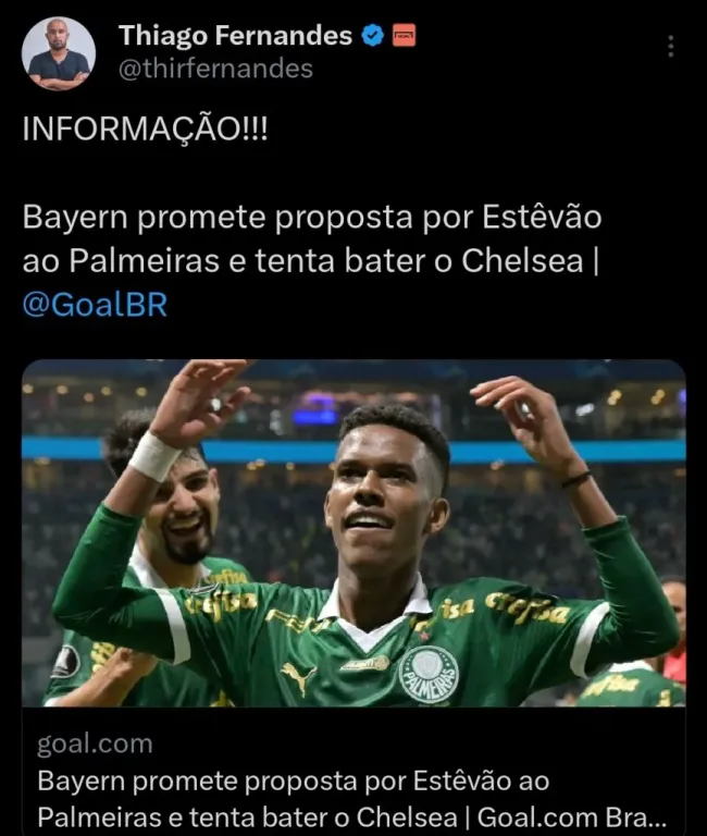 Repercussão via Twitter
