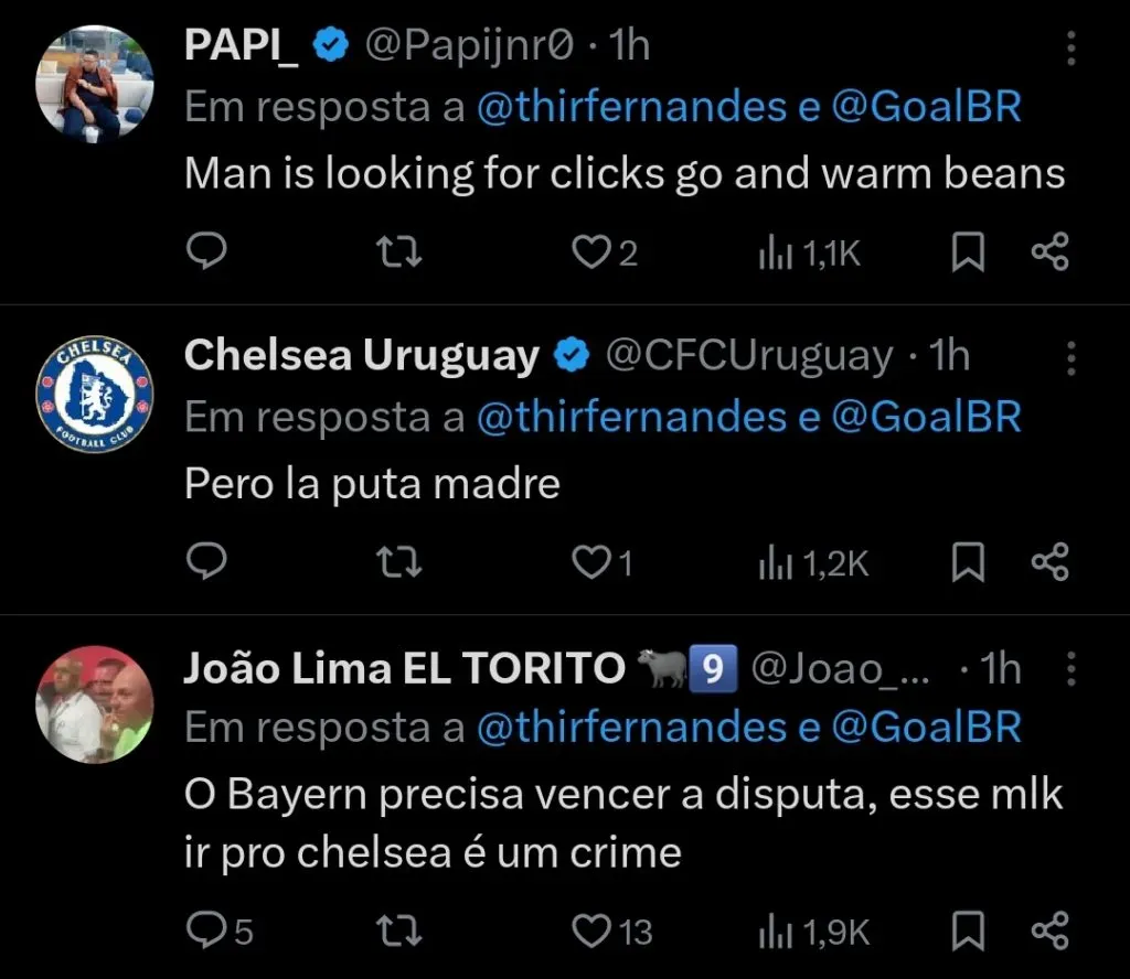 Repercussão via Twitter