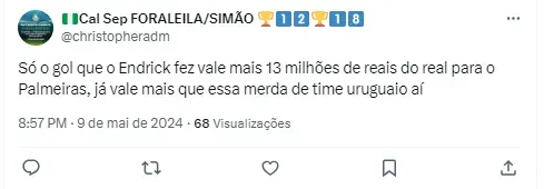 Reprodução/X
